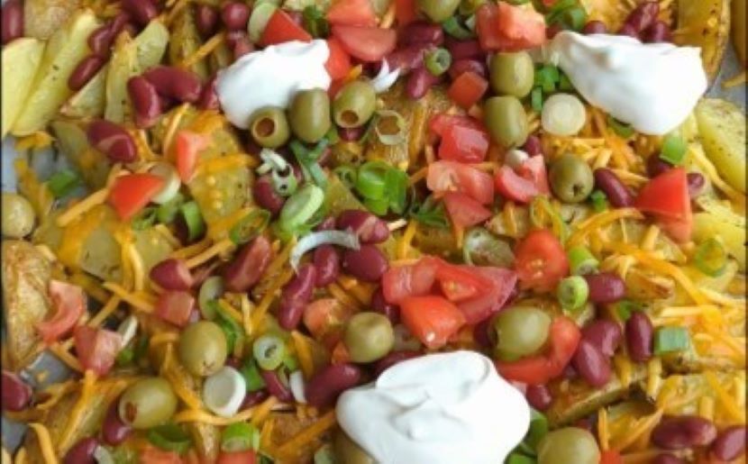 Loaded fries - Mexican style Loaded fries - Mexican style